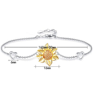 To My Best Friend-Sunflower Bracelet