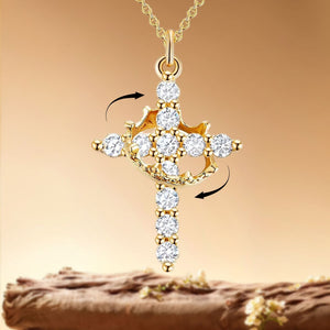 Crown Cross Necklace
