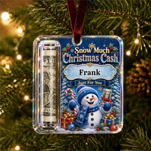 Personalized Christmas Cash Gift Holder Ornament