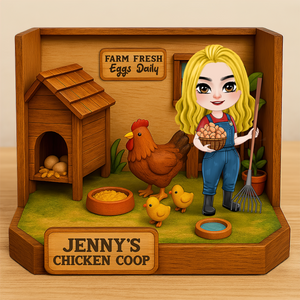 Personalized Gifts For Farmer Plaque Chicken Coop