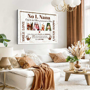 Personalized No.1 Nana Photo Collage Canvas/ Poster Gift