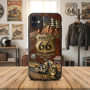 100th Anniversary Motorcycle Phone Case Personalized Gifts For Bikers
