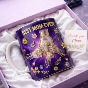 Best Mom Ever Pinky Promise Mom Coffee Mug - Personalized Gift For Mom