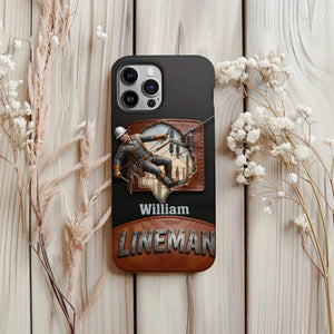 Cool Lineman - Personalized Lineman Phone Case