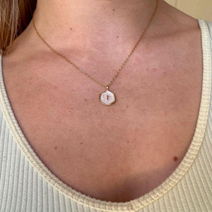 Enamel Mini Cross Necklace, Tiny Cross Necklace, Religious Necklace