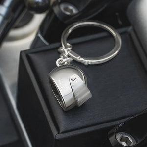 Engraved Name Personalized Motorcycle Helmet Keychain