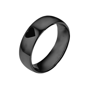 Couple Ring - Personalized Name Matching Heart Promise Rings