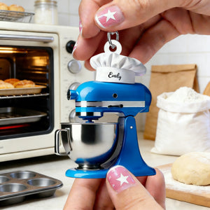 Personalized Cream Mixer Baking Keychain