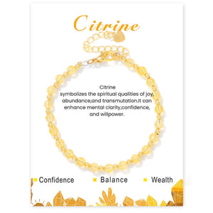 4mm healing stone beaded bracelet