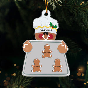 Grandma and Kids Cookies - Personalized Ornament