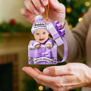 Gift Box Baby - Personalized Acrylic Ornament