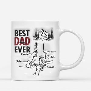 Best Daddy Ever - Family Personalized Mug - Father's Day, Gift For Dad, Grandpa