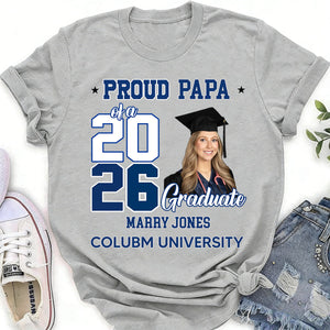 Proud Mom Of A Graduate 2026 - Personalized Custom Shirt
