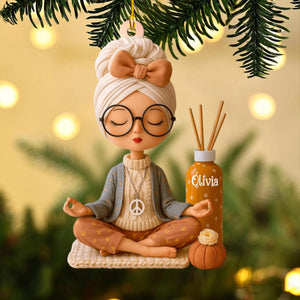 Mindfulness And Mental Health Personalized Christmas Ornament