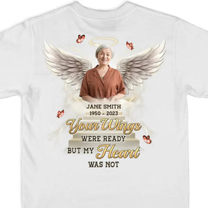 Custom Photo Always In My Heart - Memorial Personalized Unisex T-shirt