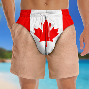 Summer Vacation Gift For Men โ Personalized "Hello Summer Fun" Custom Funny Swim Trunks