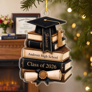 "A Meaningful Gift For The Journey Ahead" โ Personalized Acrylic Ornament | Graduation Gift For Class Of 2027