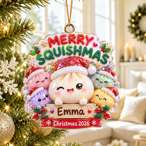 Merry Little Dumplings โ Personalized Christmas Ornament