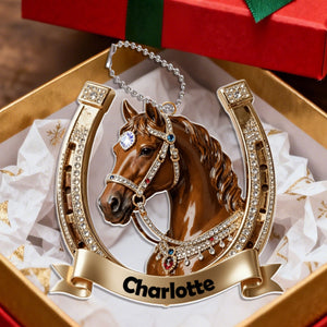 Personalized Horse Acrylic Ornament Gift For Horse Lover