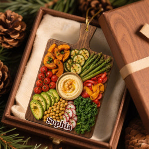 Assorted Charcuterie Board Ornament โ Personalized Christmas Tree Hanging Decoration Gift For Foodie