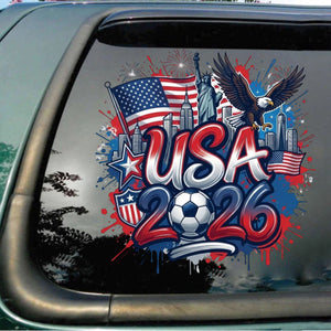 Personalized 2026 Soccer Country Decal | Perfect For Fan Events & Tailgates