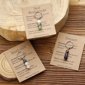 Crystal keychain,Healing crystals,Sad, A new beginning,Love yourself, Good luck with that,Success,Crystal gift
