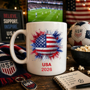 Personalized 2026 Soccer Country MUG