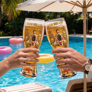Personalized "Naughty Couples" Beer Glass โ Gift For Couples