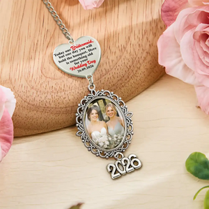 "Something Old" Custom Photo Wedding Charm โ Personalized Keepsake For Your Wedding Day