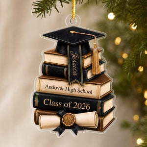 "A Meaningful Gift For The Journey Ahead" โ Personalized Acrylic Ornament | Graduation Gift For Class Of 2027