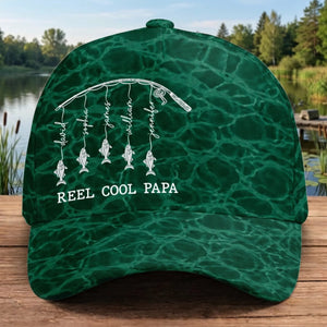 Personalized Fishing Cap โ "Keep Calm and Fish On" โ Father's Day Gift For Dad & Grandpa