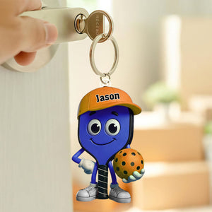 Personalized Pickleball Acrylic Keychain, Gift for pickleball lovers