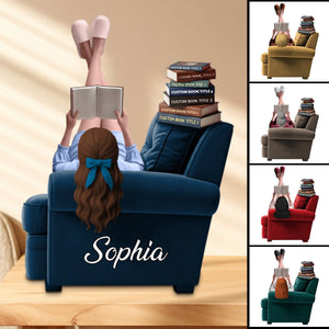 Personalized Book Lover Gift - Custom Acrylic Plaque for Chill Girls Who Love to Read