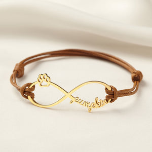 Personalized Pet Memorial Bracelet Pet Loss Gift