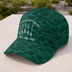 Personalized Fishing Cap โ "Keep Calm and Fish On" โ Father's Day Gift For Dad & Grandpa