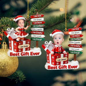 The Gift Of Self Love - Personalized Acrylic Ornament - Gift for Kids