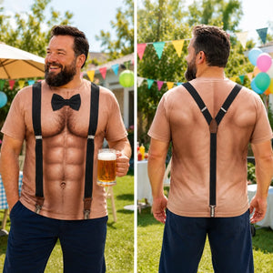Birthday Gift For Men – Personalized "Body Under Construction" Funny Custom T-Shirt