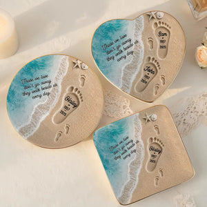 "Where Love Never Ends" โ Personalized Jewelry Dish | Memorial Ocean Remembrance Gift For Loss Of Loved One
