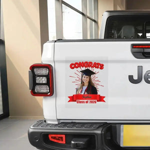Proud Graduate? Show Them Off – Personalized Custom Photo Car Decal for Class of 2026