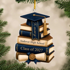 "A Meaningful Gift For The Journey Ahead" โ Personalized Acrylic Ornament | Graduation Gift For Class Of 2027