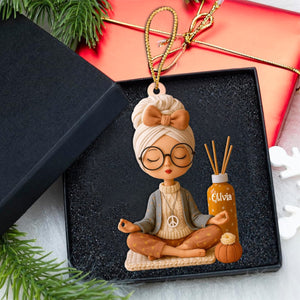 Mindfulness And Mental Health Personalized Christmas Ornament