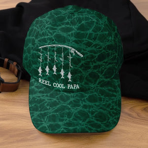 Personalized Fishing Cap โ "Keep Calm and Fish On" โ Father's Day Gift For Dad & Grandpa