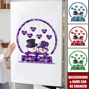 Personalized Snowman Grandma, Mom Decal/Sticker