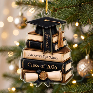 "A Meaningful Gift For The Journey Ahead" โ Personalized Acrylic Ornament | Graduation Gift For Class Of 2027