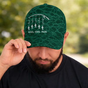 Personalized Fishing Cap โ "Keep Calm and Fish On" โ Father's Day Gift For Dad & Grandpa