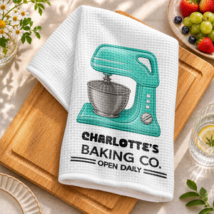 Personalized "Baking Co." Kitchen Towel – Gift For Bakers & Baking Lovers