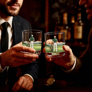 Love Golf - Personalized Golf Whiskey Glass