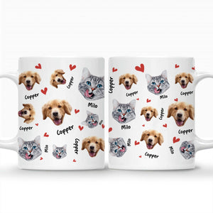 Pets Face And Name - Personalized Photo Mug Gift For Dog Lover Pet Lover