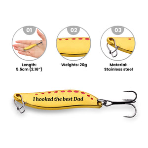 I hooked the best Dad Family Personalized Fishing Lure For Dad