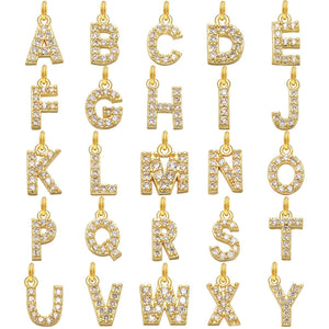 Curb link Initial Anklet